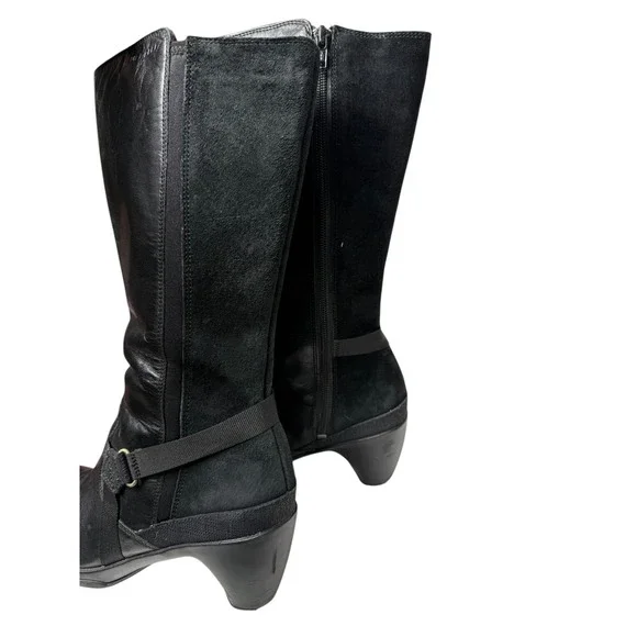 Merrell Black Leather Suede Boots - Picture 6 of 9